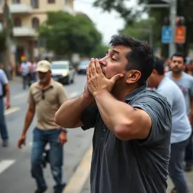 homem agredido em Apucarana