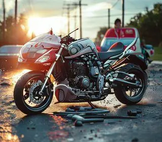 acidente de motocicleta