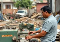 reconstrução do Pátio de Máquinas