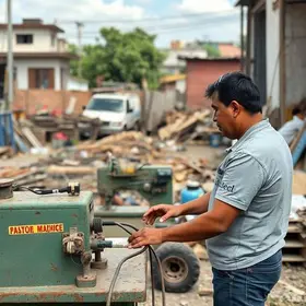 reconstrução do Pátio de Máquinas