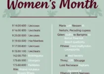 programação do mês da mulher