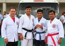 Atletas de Apucarana em campeonato estadual de Karatê