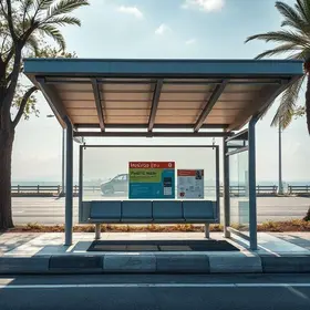 novos pontos de ônibus cobertos