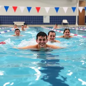 programa de natação e hidroginástica