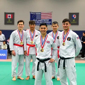 atletas de karatê