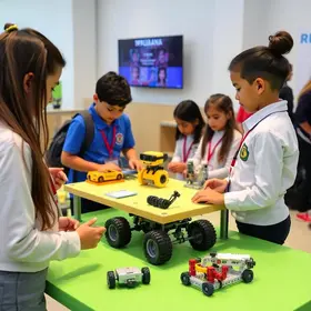 mostra de trabalhos pedagógicos com foco na robótica