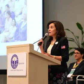 Palestra da Secretária de Estado da Mulher