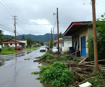 consertos de estragos do temporal